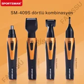 Çok Fonksiyonlu Şarjlı Kişisel Bakım ve Tıraş Seti – SM-409 - 1