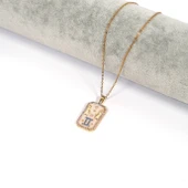 Çelik Kolye Balık Burcu Tarot Model - K-109 - 3