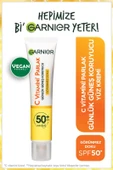 Garnier C Vitamini Günlük Güneş Koruyucu Fluid Yüz Kremi Görünmez Doku Spf50 40ml - 1