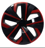 Jant Kapağı Kırılmaz Çıtalı 14" Yeni Model Kırmızı Çıtalı 4'lü (TAKIM OLARAK) thumbnail 1