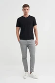 Cazador Slim Fit V Yaka Düz Örme Likarlı Tişört - 2