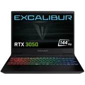 Casper Excalibur G770.1245-BFJ0X-B i5-12450H 16 GB 1 TB SSD RTX3050 15.6" Full HD Gaming Laptop - 1