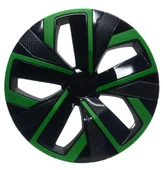 Jant Kapağı Kırılmaz Çıtalı 15" Yeni Model Yeşil Çıtalı 4'lü (TAKIM OLARAK) thumbnail 1