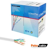 Cat6 Kablo 23Awg 0.50mm 305mt Poke PK-6780 - 1