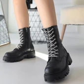 Jinox Siyah Cilt Bağcıklı Bot thumbnail 3