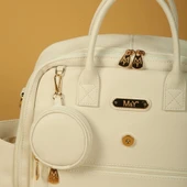 M&y Maia Anne Bebek Bakım Sırt Çantası 7310 Krem thumbnail 6