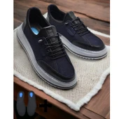 TAB550 Topuk Jelli Ortopedik Taban Hakiki Deri Erkek Ayakkabı Casual Günlük Erkek Ayakkabı POLİ Hafif Taban - 8