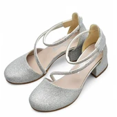 354 Abiye Kız Çocuk Topuklu Ayakkabı Kız Çocuk Nişan Abiye Ayakkabısı - 5