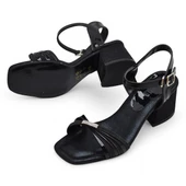 352 Abiye Kız Çocuk Topuklu Ayakkabı Taşlı Açık Kız Çocuk Nişan Abiye Ayakkabısı - 10