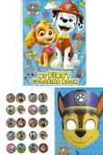 4'lü set PawPatrol Unicorn Pijamaskeliler Lilo boyama kitabı seti(boyama, sticker, arka kapak maske) - 3