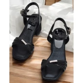 352 Abiye Kız Çocuk Topuklu Ayakkabı Taşlı Açık Kız Çocuk Nişan Abiye Ayakkabısı - 8