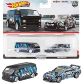 Hot Wheels Premium 2'li Paket MBK Van / Nissan Skyline GT-R - 1