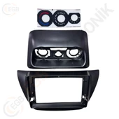 OTO TABLET ÇERÇEVE MITSUBISHI L-200 2006+ 9"  KLİMA PANEL DAHİL FÜME TAC-131 thumbnail 1