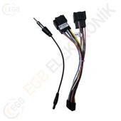 OTO TABLET ÇERÇEVE CHEVROLET CAPTIVA 2011-2017 10,1" GÜMÜŞ TAC-014 - 2