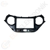 OTO TABLET ÇERÇEVE HYUNDAI İ10 2014-2017 9" SİYAH TAC-064 - 2