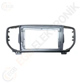 OTO TABLET ÇERÇEVE KIA SPORTAGE 9" GÜMÜŞ TAC-098 thumbnail 1