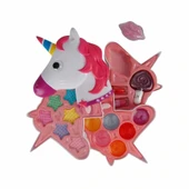 2602 Unicorn Şekilli 3 Katlı Makyaj Güzellik Seti - 1