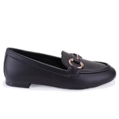 Dagoster DZA07-1181129 Siyah Günlük Kadın Babet Ayakkabı - 2