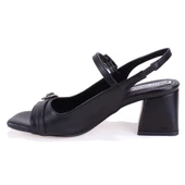 Dagoster DZA07-928210 Siyah Klasik Topuklu Kadın Ayakkabı - 3