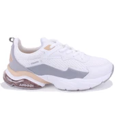 Kinetix Valentı Tx Beyaz Gri Ortopedik Günlük Kadın Spor Ayakkabı - 2