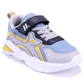 Dagoster DJA76-ARX555 Gri Mavi Ortopedik Günlük Erkek Çocuk Spor Ayakkabı thumbnail 1