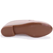 Dagoster DZA07-1181129 Bej Günlük Kadın Babet Ayakkabı - 4