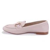 Dagoster DZA07-1181129 Bej Günlük Kadın Babet Ayakkabı - 3