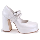 Dagoster DZA07-337566 Sedef  Platform Topuklu  Kadın Ayakkabı - 2