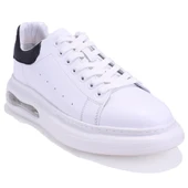 Hammer Jack 10225014 Marsa Beyaz Siyah Ortopedik Günlük Erkek Deri Ayakkabı - 1