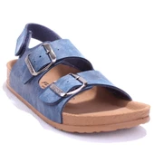 Fly Soft S961 Lacivert Ortopedik Günlük Erkek Çocuk Spor Sandalet - 1