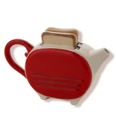 Tost Porselen Çaydanlık Toast Teapost Dekoratif - 1