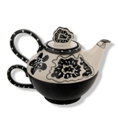 Cambria Nouveau Dekoratif  Porselen Çaydanlık - 1