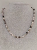 Beril / Rutil Kuvars Taşı Kolye 6mm - 1