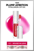 L'OREAL PARİS Plump Ambition Hyaluron Lip Oil Besleyici ve Nemlendirici Dudak Parlatıcısı - 380 Rouge In Love - 1