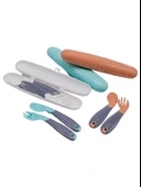 Nessiworld   Açılı Mama Kaşık Çatal Takımı 703 Gül Kurusu thumbnail 2