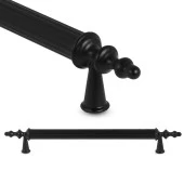 Ovacık Çekmece Dolap Dolabı Kulpu Kulbu Siyah Metal Kulp (192 MM-192.2 CM) (4 ADET) Mobilya Mutfak - 2