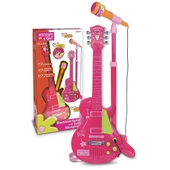 Elektronik Ayaklı Mikrofonlu Pembe Gitar - S00045872 - 1