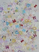 Tırnak Süsleme Charm Nail Art Charm Taşları Fiyonk Dizayn Mix Renk 3D Tırnak Süsleri 042 thumbnail 2