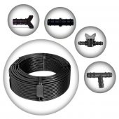 16mm DAMLAMA BORUSU 20cm DELİKLİ 400 m 2 LİTRE DAMLAMA BORUSU VE MALZEMELERİ HAZIR PAKET - 1