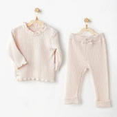 Nessiworld Andywawa AC25093 Sweet Penguin 2'Li Bebe Takım Ekru - 1