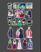 Eczacının Günlüğü Maomao - Kusuriya no Hitorigoto 2li sticker set-parlak kağıt - 3