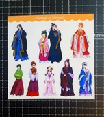 Eczacının Günlüğü Maomao - Kusuriya no Hitorigoto 2li sticker set-parlak kağıt - 7
