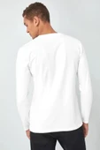 Erkek Uzun Kollu California Baskılı Baskılı Tshırt SPR25TS38 - 10