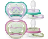 Nessiworld Philips Avent Ultra Air Gece Emzik 0-6 Ay Kız thumbnail 2