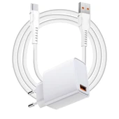 Tonex 20W 4A USB-A to Type-C Kablolu Şarj Aleti - 1