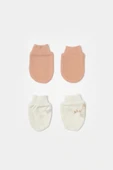 Nessiworld Bibaby Biorganic Teach Me 2'Li Bebe Eldiven 72240 Red - 1