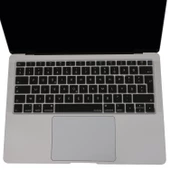F Klavye Macbook Air M1 13inç Kılıfı TouchID'li DaktiloTip A2337 A2179 A1932 ile Uyumlu - 3