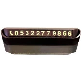 Autokit Fosforlu Lüx Araç Numaratörü - 1