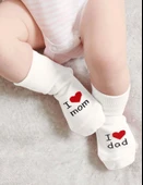 Nessiworld Bistyle Mom Dad 3'Lü Penye Soket Çorap 10123 Ekru thumbnail 2