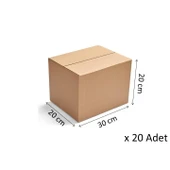 Kenzlife karton koli 30(G)*20(Y)*20(D) boş 20 adet - 1